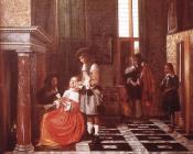 皮特尔 德 胡格 : The Card Players